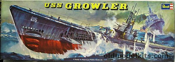 Revell 1/220 USS Growler Pacific Fleet Submarine, H436 plastic model kit